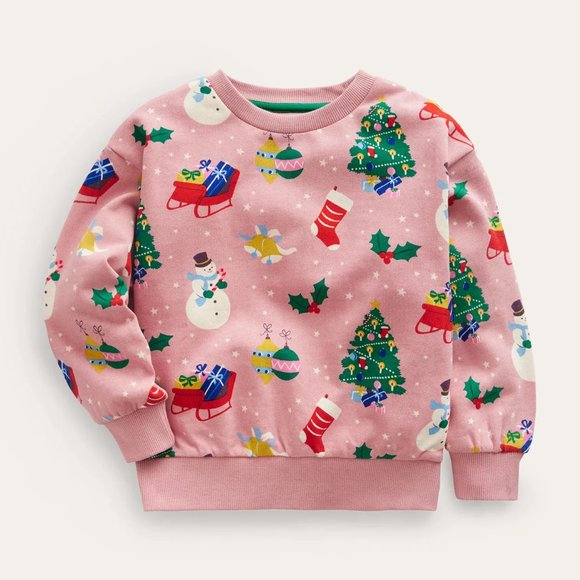 NWT Mini Boden Relaxed Printed Sweatshirt
